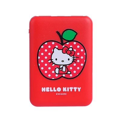 Batería Portátil, Power Bank Sanrio Hello Kitty Roja 5000 MAh