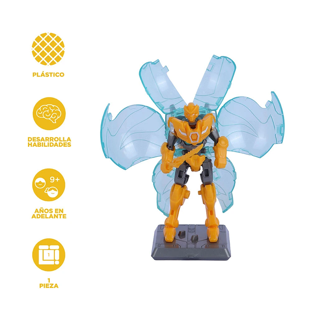 Figura De Colección Transformer Sintético Naranja