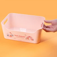 Cesta De Almacenamiento Sanrio Rectangular Plástico Rosa 24x10.3 Cm