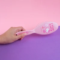 Cepillo Sanrio Hello Kitty Para Cabello Masajeador Antiestático Plástico Rosa