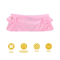 Disfraz Para Sr. Miniso Conjunto Textil Rosa 2 Piezas