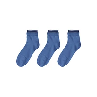 Calcetines Para Hombre Textiles Azul Talla 25-27 3 Pares