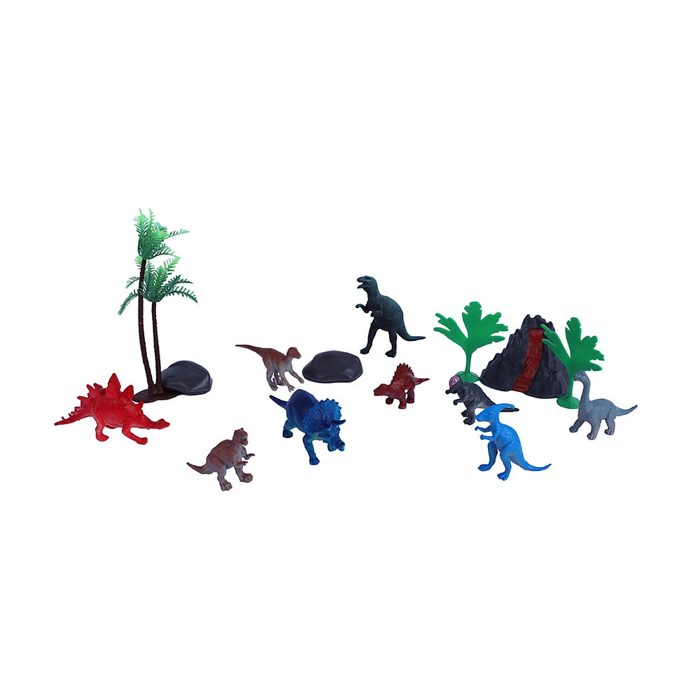 Set Figuras Dinosaurios Sintéticos 15 Piezas