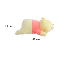 Peluche Disney Winnie Pooh Acostado Felpa Amarillo 47x25 cm