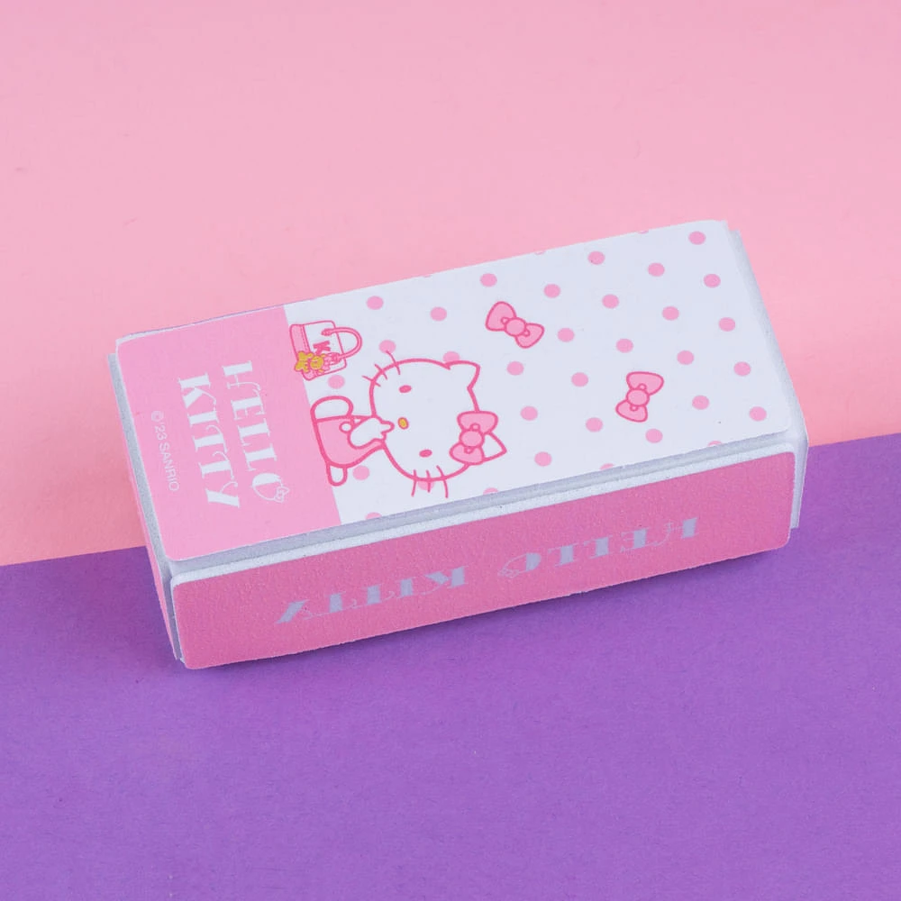 Lima Para Uñas  Sanrio Hello Kitty 4 Caras Rosa