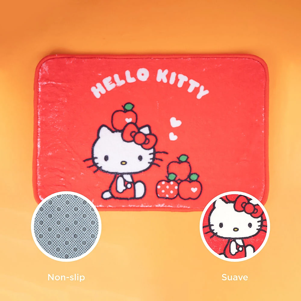 Tapete Decorativo Sanrio Hello Kitty Poliéster Rojo 60x40 cm