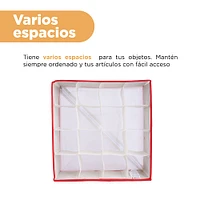 Organizador Plegable Con Secciones De Almacenamiento Sanrio Hello Kitty Textil Blanco 31x31x10 cm