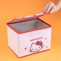 Organizador Plegable Sanrio Hello Kitty Textil Blanco 24x18x18 cm