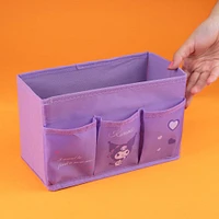 Organizador Plegable Sanrio Kuromi Textil Morado 24x12x15 cm