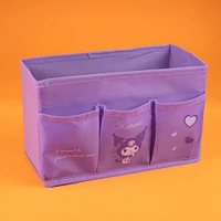 Organizador Plegable Sanrio Kuromi Textil Morado 24x12x15 cm