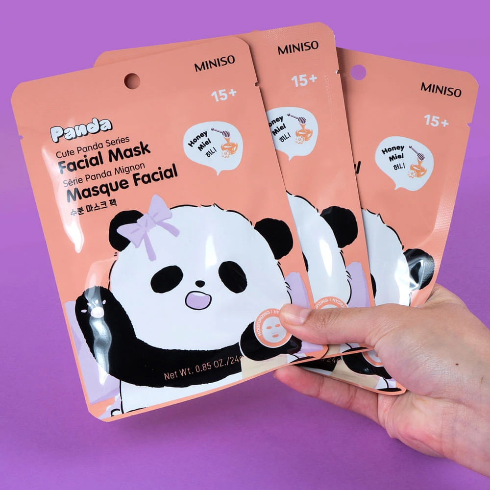 Mascarilla Facial Hidratante Cute Panda 24 ml Miel