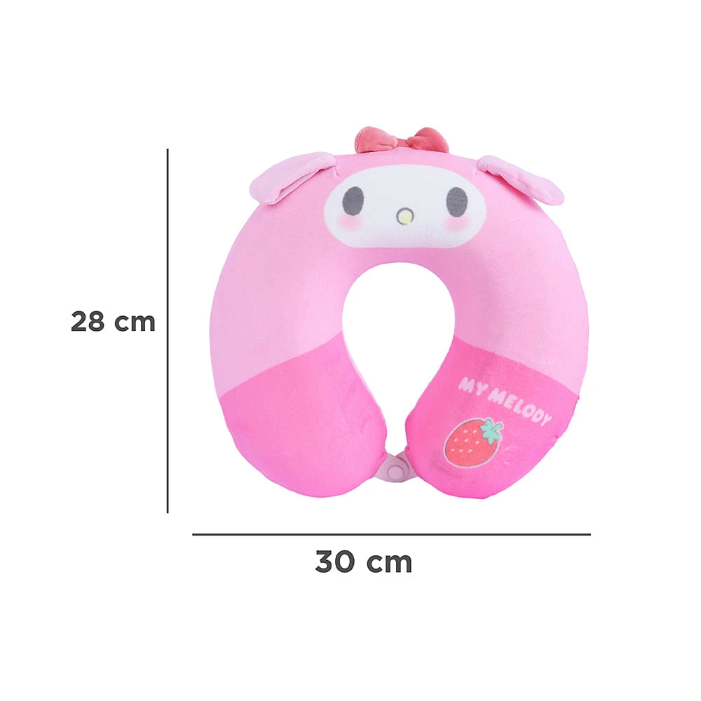 Almohada De Viaje Sanrio My Melody Memory Foam Rosa 30x28 cm