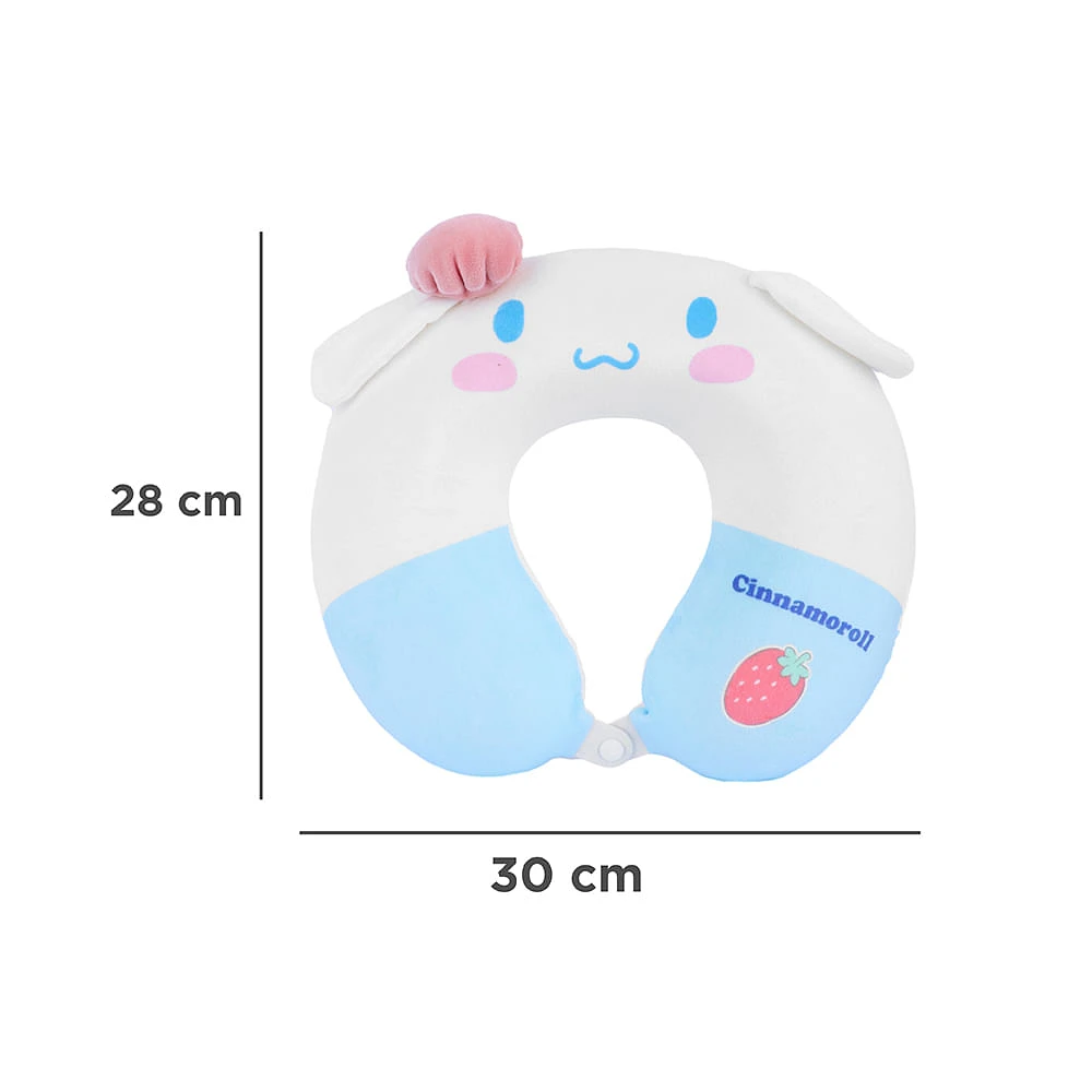 Almohada De Viaje Sanrio Cinnamoroll Memory Foam 30x28 cm