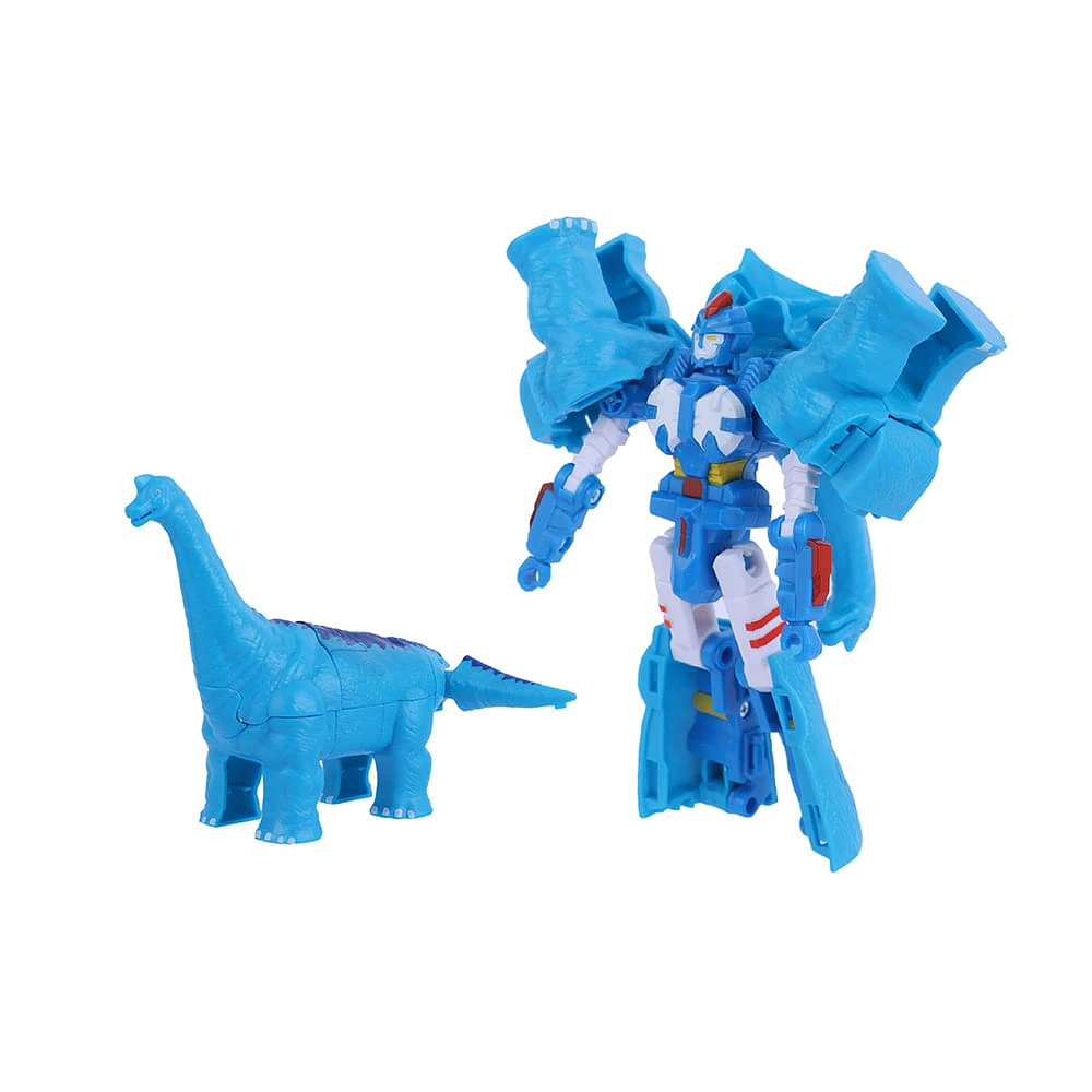 Juguete Transformable Dinosaurio Sintético Azul