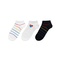 Tines Para Mujer Rainbow Textil Multicolores Talla 23-25 Cm 3 Pares