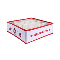 Organizador Plegable Con Secciones De Almacenamiento Sanrio Hello Kitty Textil Blanco 31x31x10 cm