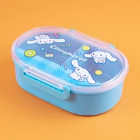 Contenedor De Alimentos Sanrio Cinnamoroll Plástico Azul 650 ml