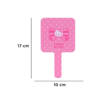 Espejo De Mano Sanrio Hello Kitty Sintético Rosa 9x16 cm