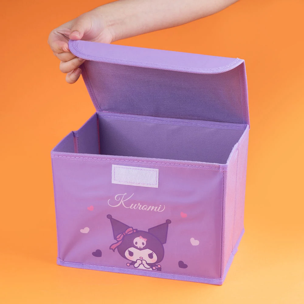 Organizador Plegable Sanrio Kuromi Textil Lila 24x18 Cm