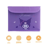 Organizador Plegable Sanrio Kuromi Textil Lila 24x18 Cm