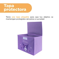 Organizador Plegable Sanrio Kuromi Textil Lila 24x18 Cm