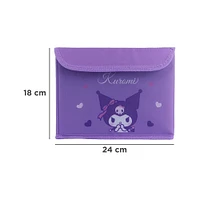 Organizador Plegable Sanrio Kuromi Textil Lila 24x18 Cm