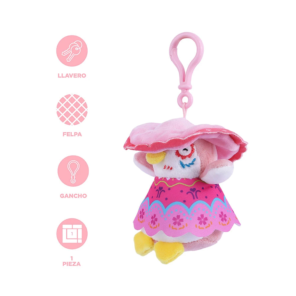 Llavero Sra. Miniso México Felpa 18.5 cm