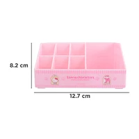 Organizador De Escritorio Sanrio Plástico Rosa 7.0x12.7x8.2 Cm