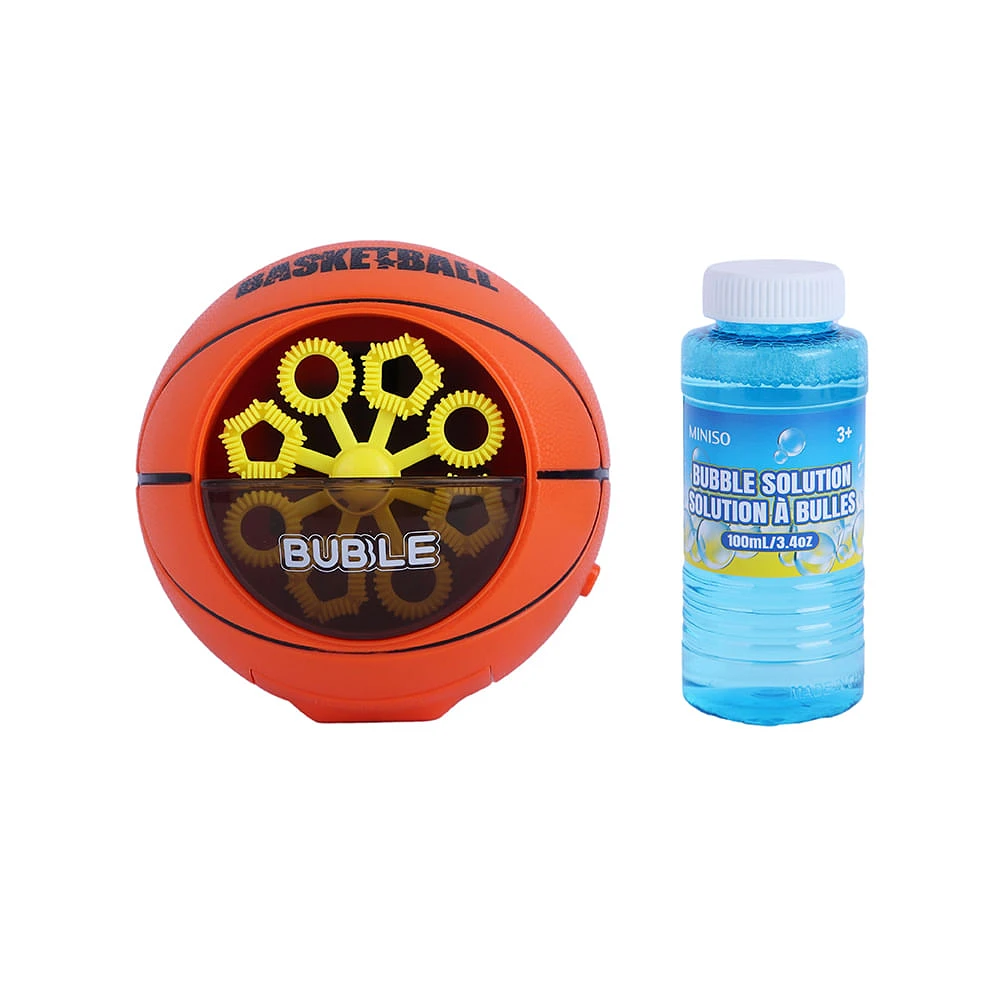 Maquina de burbujas Diseño Balón De Basketball Sintética Naranja 100 ml