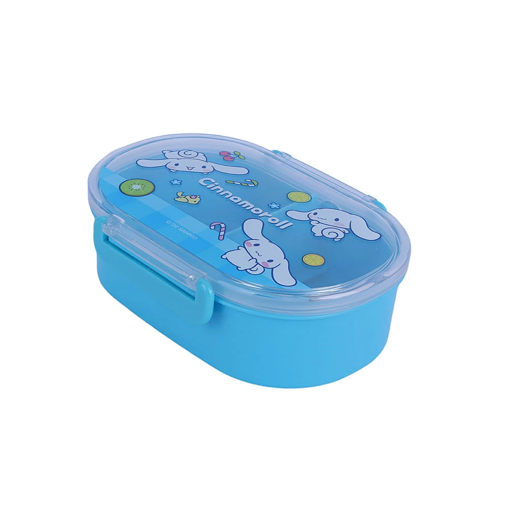 Contenedor De Alimentos Sanrio Cinnamoroll Plástico Azul 650 ml