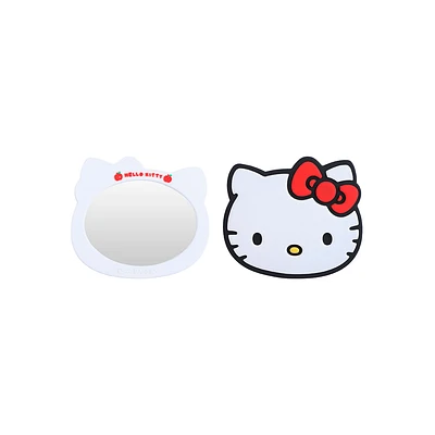 Espejo Portátil Sanrio Hello Kitty Sintético Blanco