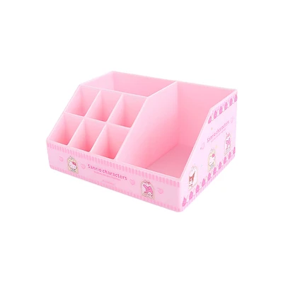 Organizador De Escritorio Sanrio Plástico Rosa 7.0x12.7x8.2 Cm