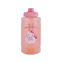 Cilindro Con Popote Sanrio Hello Kitty Plástico Durazno 1.9 L