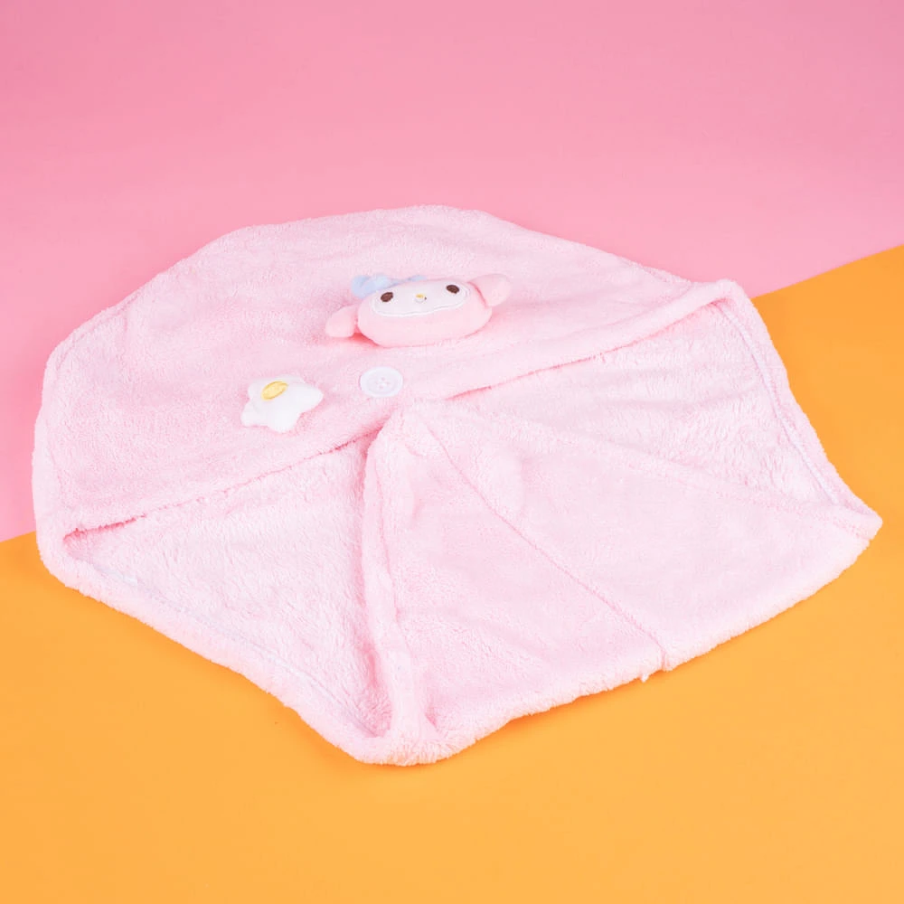 Toalla Para Cabello Sanrio My Melody Textil Rosa 23x60 cm