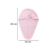 Toalla Para Cabello Sanrio My Melody Textil Rosa 23x60 cm