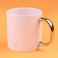 Taza Rose Gold Cerámica Rosa 440 ml