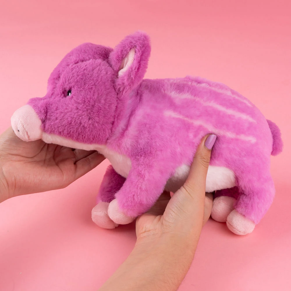 Peluche  Miniso Cerdito Felpa Rosa 23x12.5 Cm