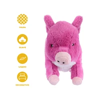 Peluche  Miniso Cerdito Felpa Rosa 23x12.5 Cm