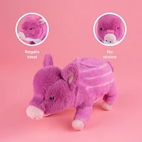 Peluche  Miniso Cerdito Felpa Rosa 23x12.5 Cm