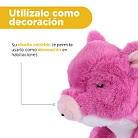 Peluche  Miniso Cerdito Felpa Rosa 23x12.5 Cm