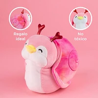 Peluche Sra. Miniso Disfrazada De Caracol Felpa Rosa 21 cm