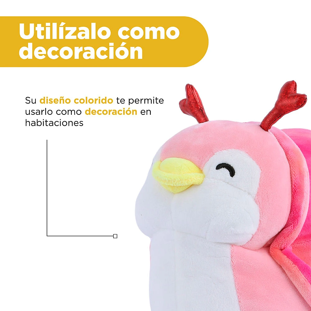 Peluche Sra. Miniso Disfrazada De Caracol Felpa Rosa 21 cm