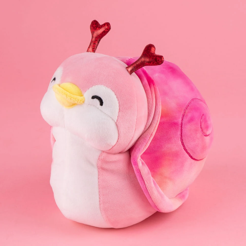 Peluche Sra. Miniso Disfrazada De Caracol Felpa Rosa 21 cm