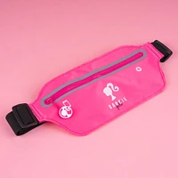 Cangurera Deportiva Barbie Textil Rosa 34x12 cm