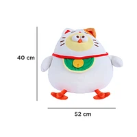 Peluche Miniso  Pollo De La Suerte Felpa Blanco 52x40 cm