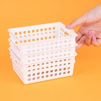 Set Organizadores Plástico Blancos 13.2x9.5x6.5 cm 3 Piezas