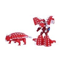 Juguete Transformable Dinosaurio Sintético Rojo