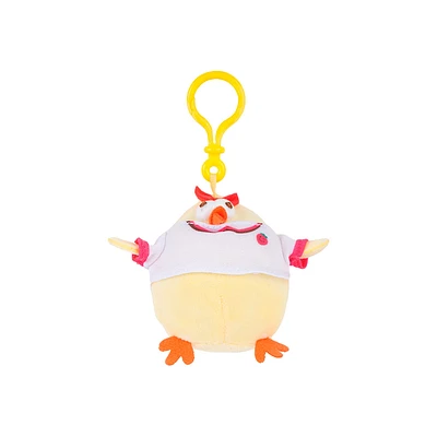 Llavero Pollito Con Playera Felpa 14.5 cm