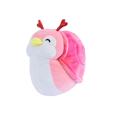 Peluche Sra. Miniso Disfrazada De Caracol Felpa Rosa 21 cm