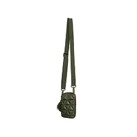 Bolso Bandolera Con Monedero 100% Poliéster Verde Militar 17x10x1 cm